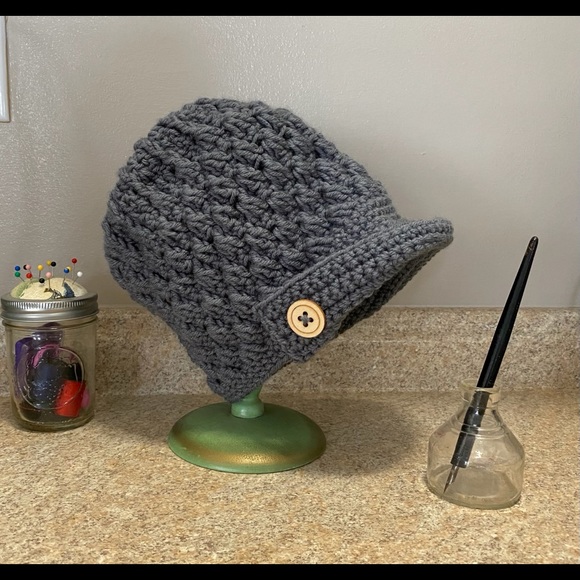 Hand Crafted Accessories - Newsboys style ladies hat